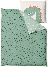 Egyszemélyes pamut gyerek ágyneműhuzat 140x200 cm Dino – Bonami Selection