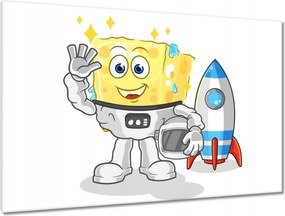 Vászonkép 120x80 Szögletes szivacsember