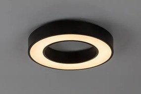Rabalux 71360 - CIRANO LED mennyezeti lámpa, 24W, 230V, választható színhőmérséklet: 3000/4000/6500K, átm. 40 cm, fekete