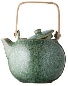 Zöld kerámia teáskanna szűrővel 1,2 l Gastro Green – Bitz