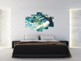 Kép – Az életfa zöld lombkoronája (150x105 cm)