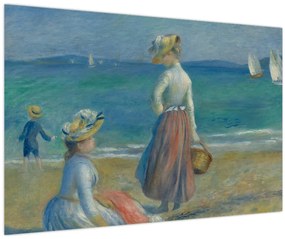 Kép - Auguste Renoir, Figures on the Beach, reprodukciók (90x60 cm)