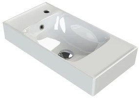 CeraStyle SHARP - BAL CSAPLYUKAS - porcelán mosdókagyló - 60 x 30 cm