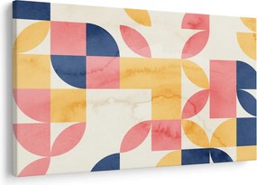 Kép - Absztrakció retro mintákkal (90x60 cm)