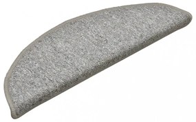 15 db világosszürke lépcsőszőnyeg 56 x 17 x 3 cm