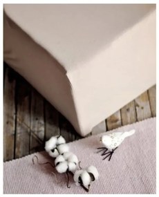 EMI mogyoróbarna szupersztreccs lepedő, 180x200-as lap