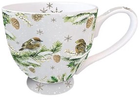 Sparrows in Snow porcelánbögre 0,45L