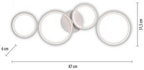 Paul Neuhaus 6183-16 - LED Dimmelhető mennyezeti lámpa KIRINGE LED/26W/230V