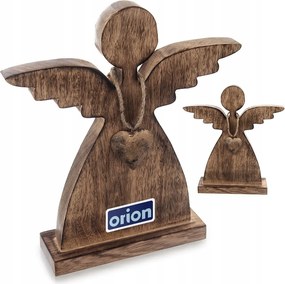 Fa angyal figura angyal dekoratív álló figura 29 cm