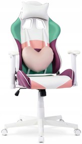 Irodai Forgószék Többszínű Eco-bőr Kárpittal. CANDY