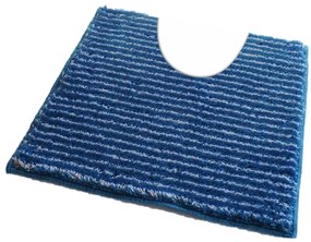 Fürdőszoba-szőnyeg PESCINA Kék - Kék / 50 x 50 cm WC kagyló elé, kivágással