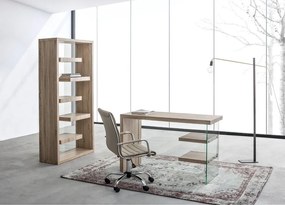 Szürkésbarna bőrutánzat irodai szék Perth – Yes Everyday