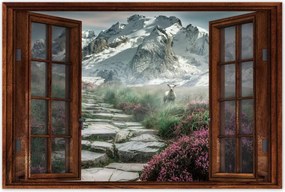 Poszterek 60x40 Hegyi kilátás Tájkép Köd