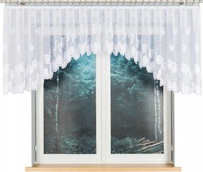 Nora jacquard mintás függöny, 02097, 400x90cm (kész) íves