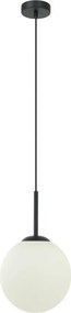 ITALUX PND-5578-1S-BK DEORE Modern Függesztett Lámpa Fehér, Fekete E27 IP20