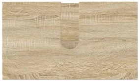 Fürdőszoba bútor szett 4 pcs sonoma tölgy 61 x 35 x 64 cm