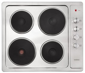 Klarstein Appetito 4, elektromos főzőlap, 5500 W, 4 főzőlap, 6 teljesítményfokozat, rozsdamentes acél