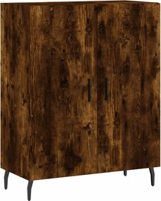 vidaXL füstös tölgy színű szerelt fa tálalószekrény 69,5 x 34 x 90 cm