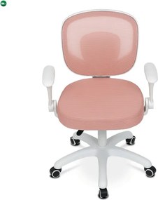 Gyerek Forgószék, Magasságállítás, Rózsaszín Hálós. KA-K1062 PINK
