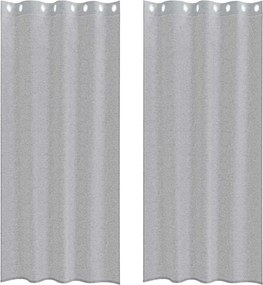 vidaXL Voile Függöny 2 pcs Sötétszürke 225 x 140 cm Poliészter