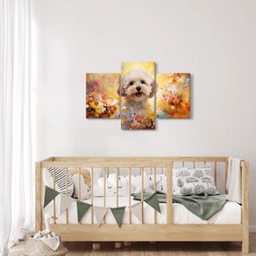 Kép - Boldog kutya (90x60 cm)