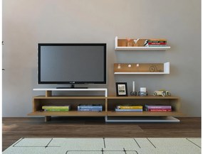 Nappali fal Alcaraz (teak + fehér)  . 1101400