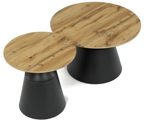 F4150 ART konferenciaasztal-készlet, tölgyfa, 2 db