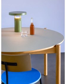 Tölgyfa kerek étkezőasztal ø 115 cm Oblique – Hübsch