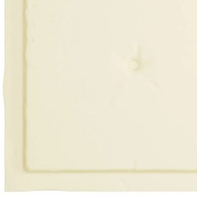 4 db krémszínű oxford szövet kerti székpárna 50 x 50 x 3 cm