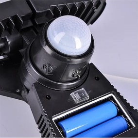 Solight WO772 - LED napelemes reflektor érzékelővel 2000mAh LED/8W/3,7V IP44