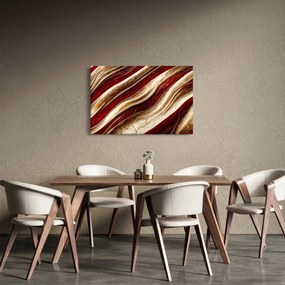 Kép - Arany - fehér textúra (90x60 cm)