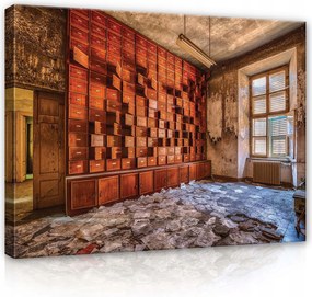 Vászonkép 100x75 Elhanyagolás elhagyása archívum romok csend történelem