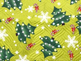 Ágytakaró CHRISTMAS TREE, zöld Méret: 220 x 240 cm