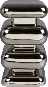 Fém tárolóasztal 29x29 cm Stubby – Dutchbone