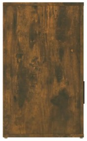 füstös tölgy színű szerelt fa éjjeliszekrény 50 x 36 x 60 cm