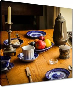 Vászonkép 60x60 Ünnepi reggeli