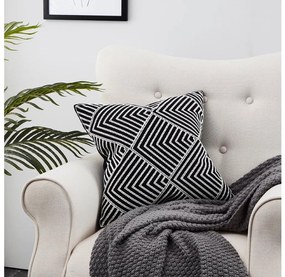 Eglo 420005 - Dekoratív párna CHEVERY 45x45 cm fekete/fehér