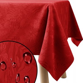 Abrosz Bordó 110x180 foltálló asztal Filumi