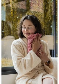 Elefántcsont színű mikroplüss fürdőköpeny L/XL Pippa – Tiseco Home Studio