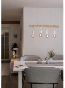 Eglo 43704 - TOWNSHEND kábeles csillár 4xE27/60W/230V