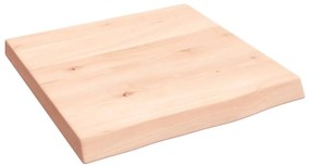 kezeletlen tömör fa fürdőszobai pult 40x40x(2-4) cm