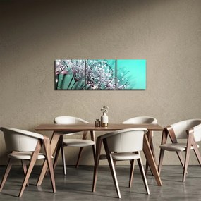 Kép - harmatos növény (órával) (90x30 cm)