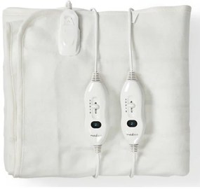Nedis PEBL110CWT2 - Elektromos fűthető takaró két személy számára 120W/230V 160x140 cm