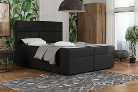 MELINDA dizájnér ágy tárolóval 140x200 - fekete