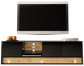 TV asztal/szekrény Gallina 180 (fekete). Akció -15%. 1057935
