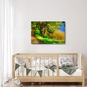 A víz menti sétányok képe (90x60 cm)