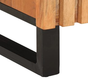 tömör akácfa TV-szekrény 105 x 34 x 46 cm