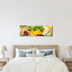 Kép - Tea (órával) (90x30 cm)