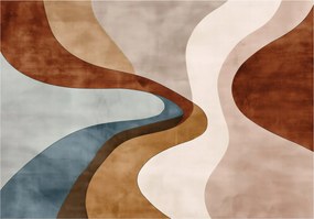 Fotótapéta Art Deco Absztrakció Hálószoba Nappali Tapéta Végyes Szálas 400x280