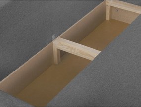 MONDI Háromszemélyes kinyitható kanapé Világosbarna